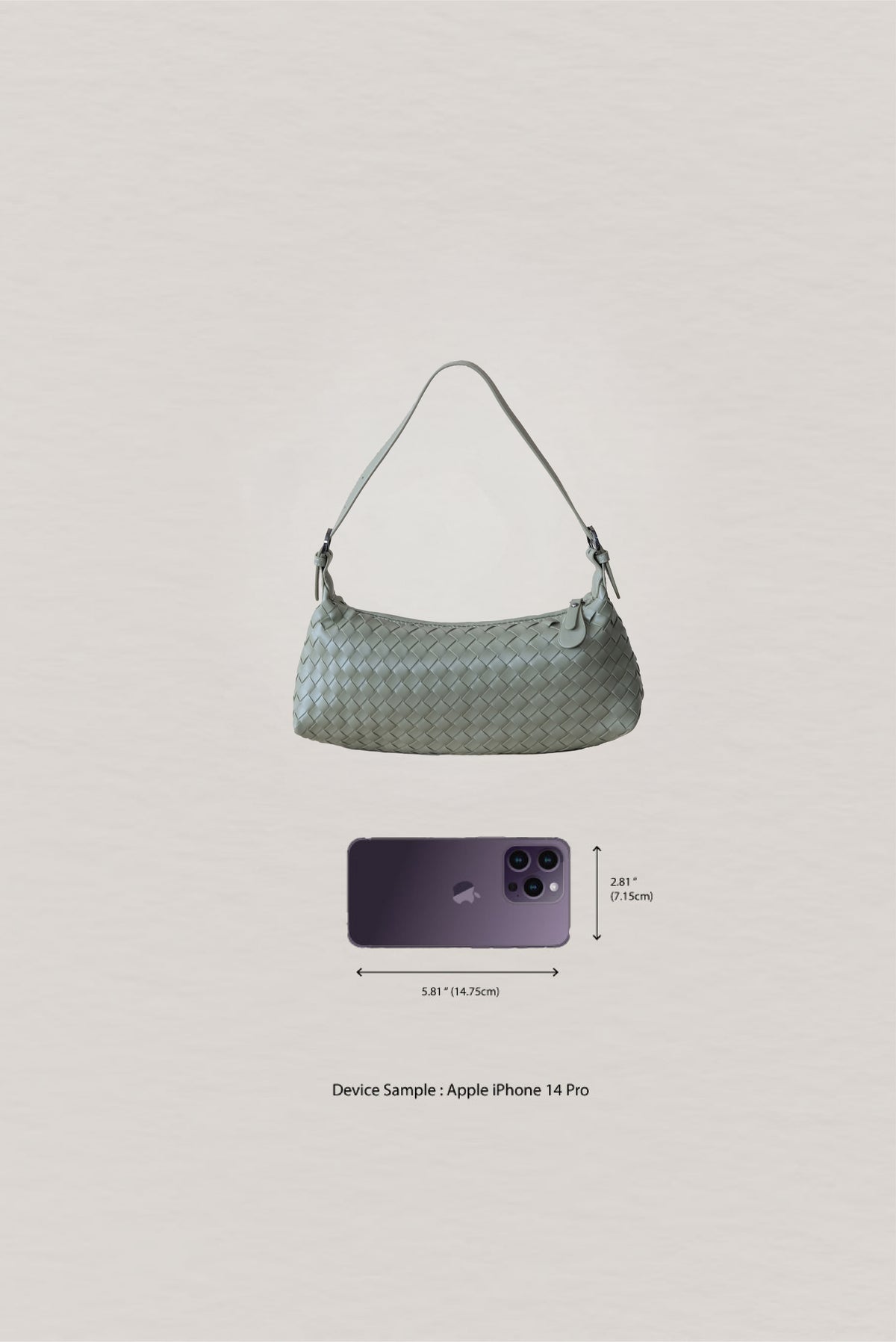 Maison Artisan Colette Baguette Bag - Mineral Green