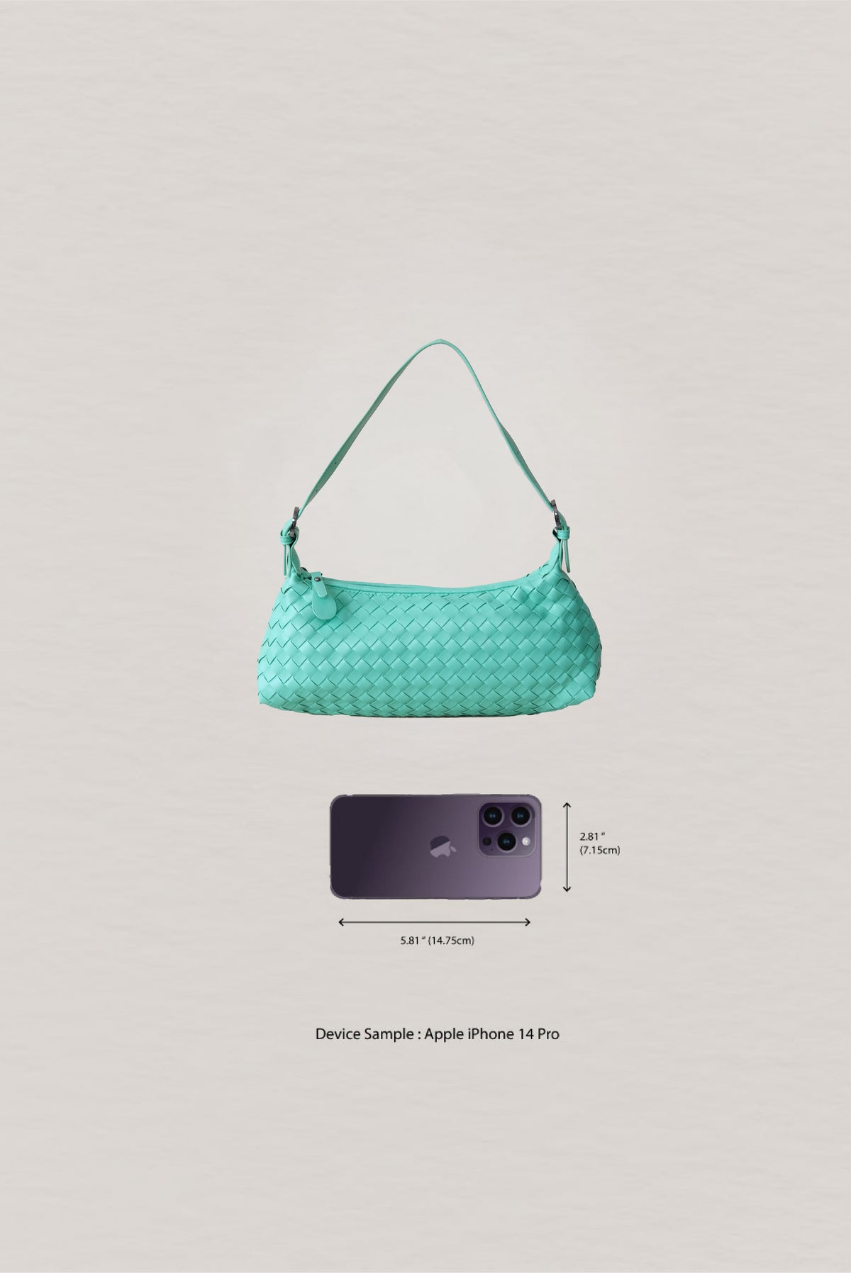 Maison Artisan Colette Baguette Bag - Siren Green