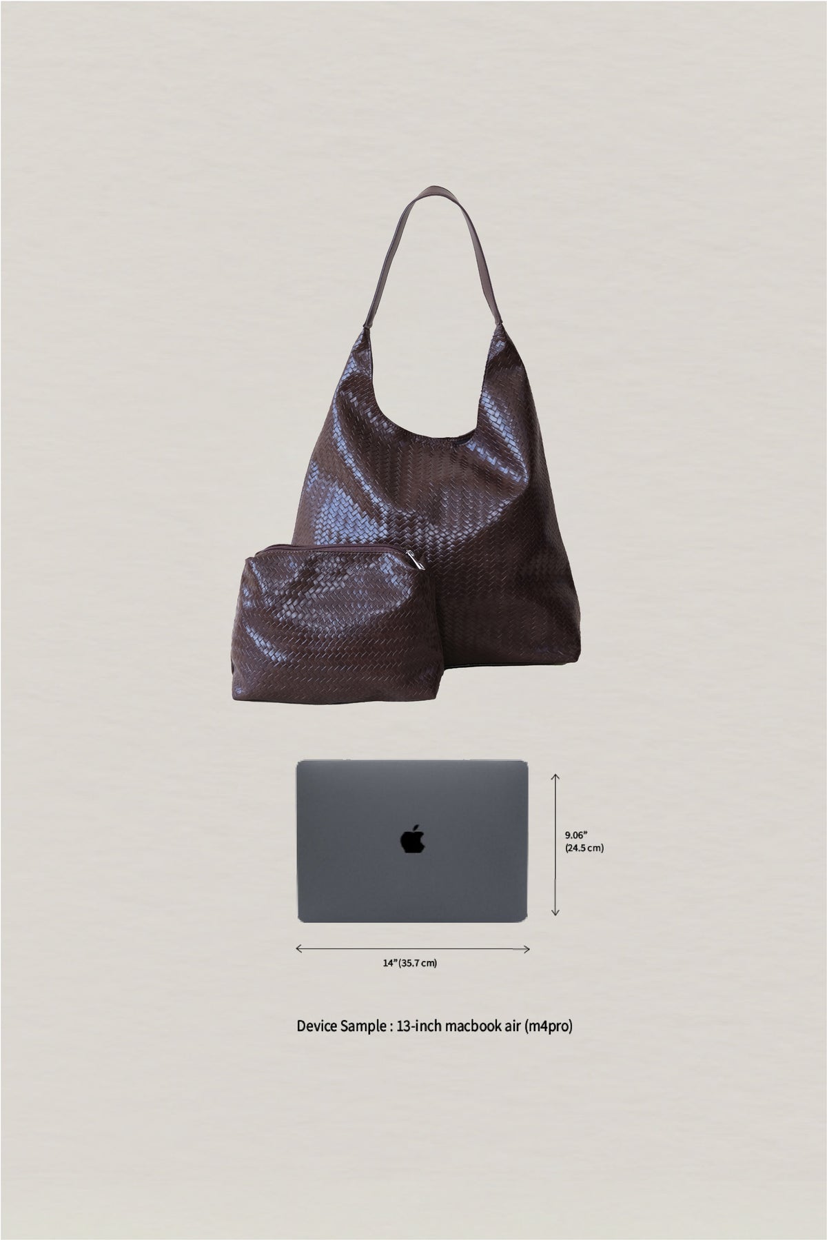 The Pure Elegance Tote - Coffee