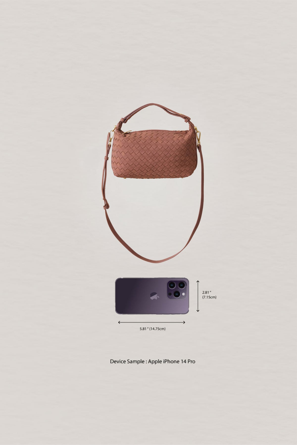 Artisan Velour Bag - Chestnut (Medium)