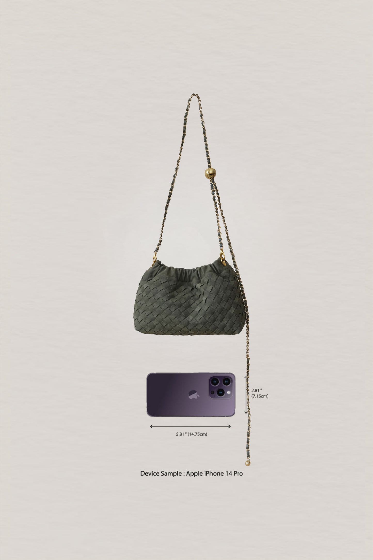 Artisan Signature Cloud Bag - Olive Green