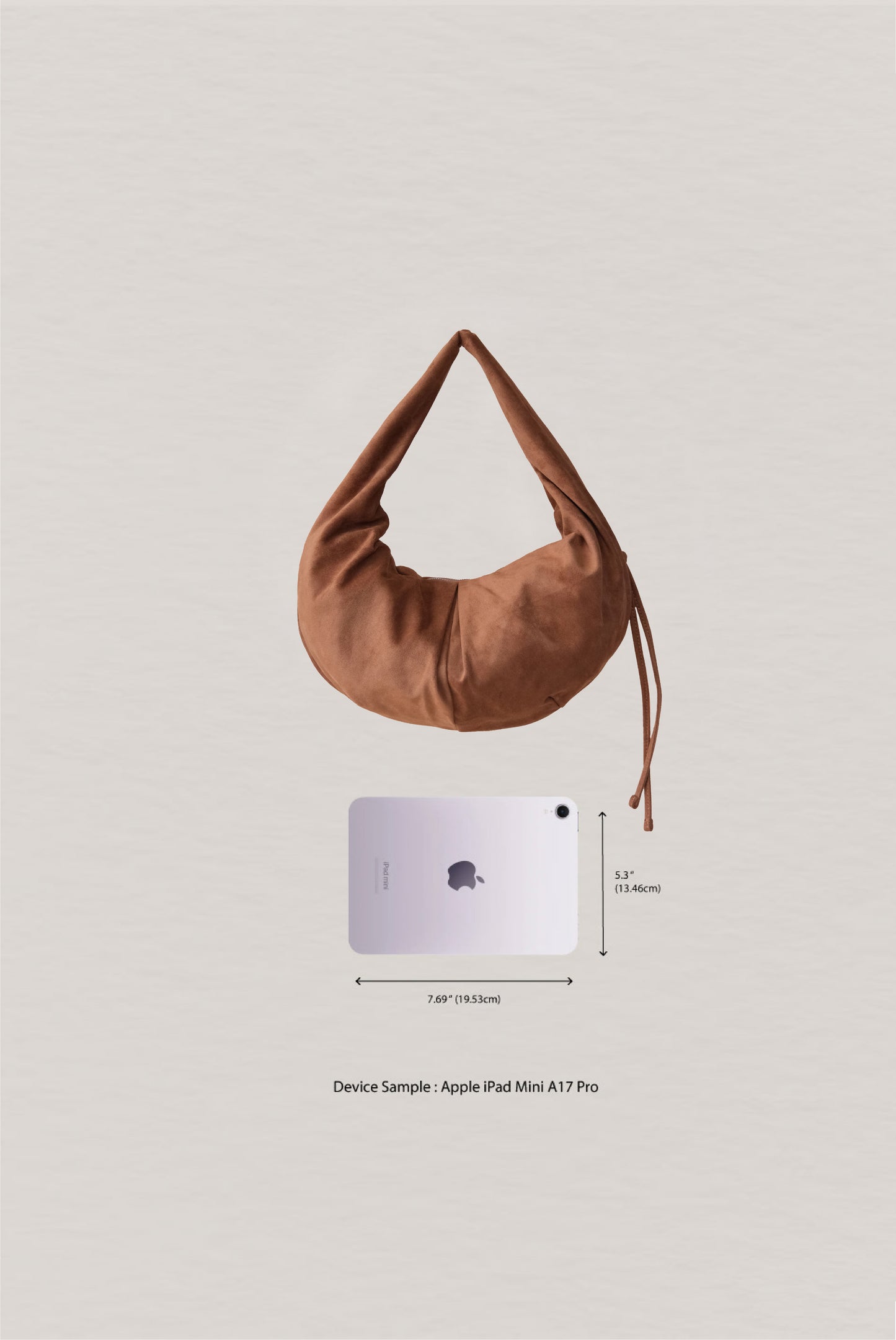 The Signature Crescent Bag - Chestnut