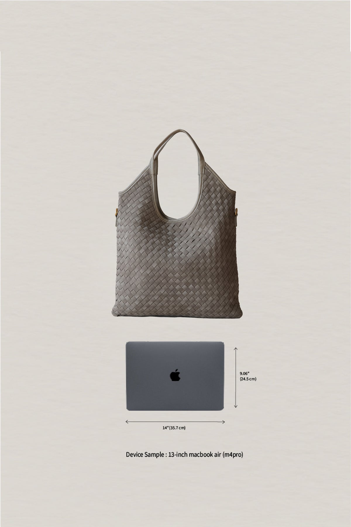 The Artisan Duo Tote - Earthy Green
