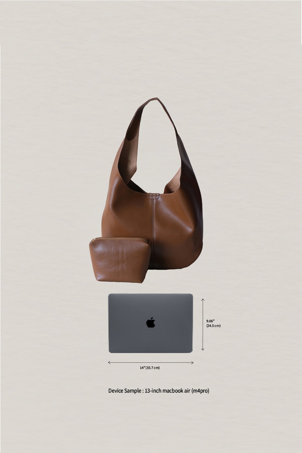 Lucie Soft Carryall - Chestnut