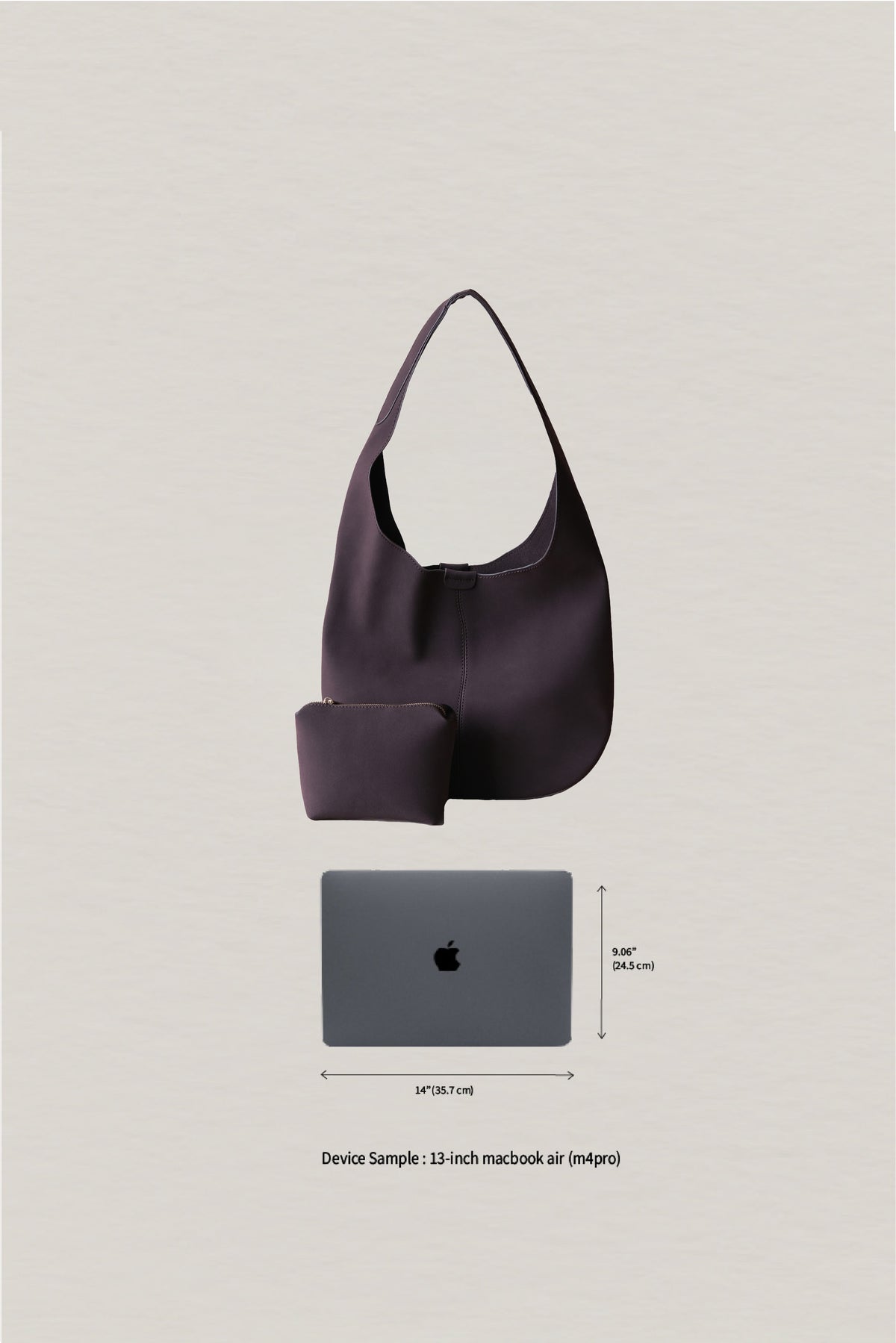 Lucie Soft Carryall - Matte Coffee