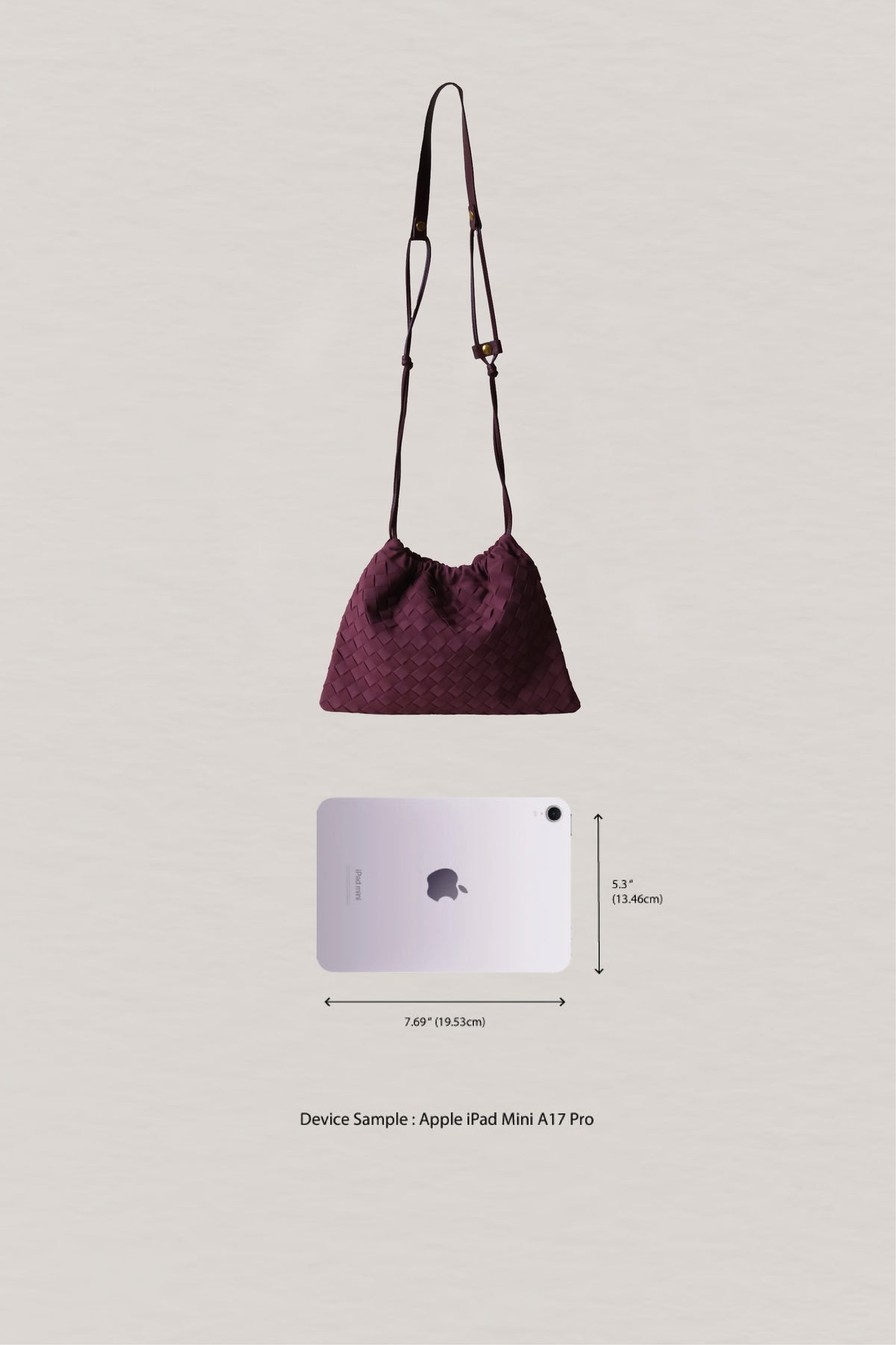 Artisan Cloud Satchel - Bordeaux Red