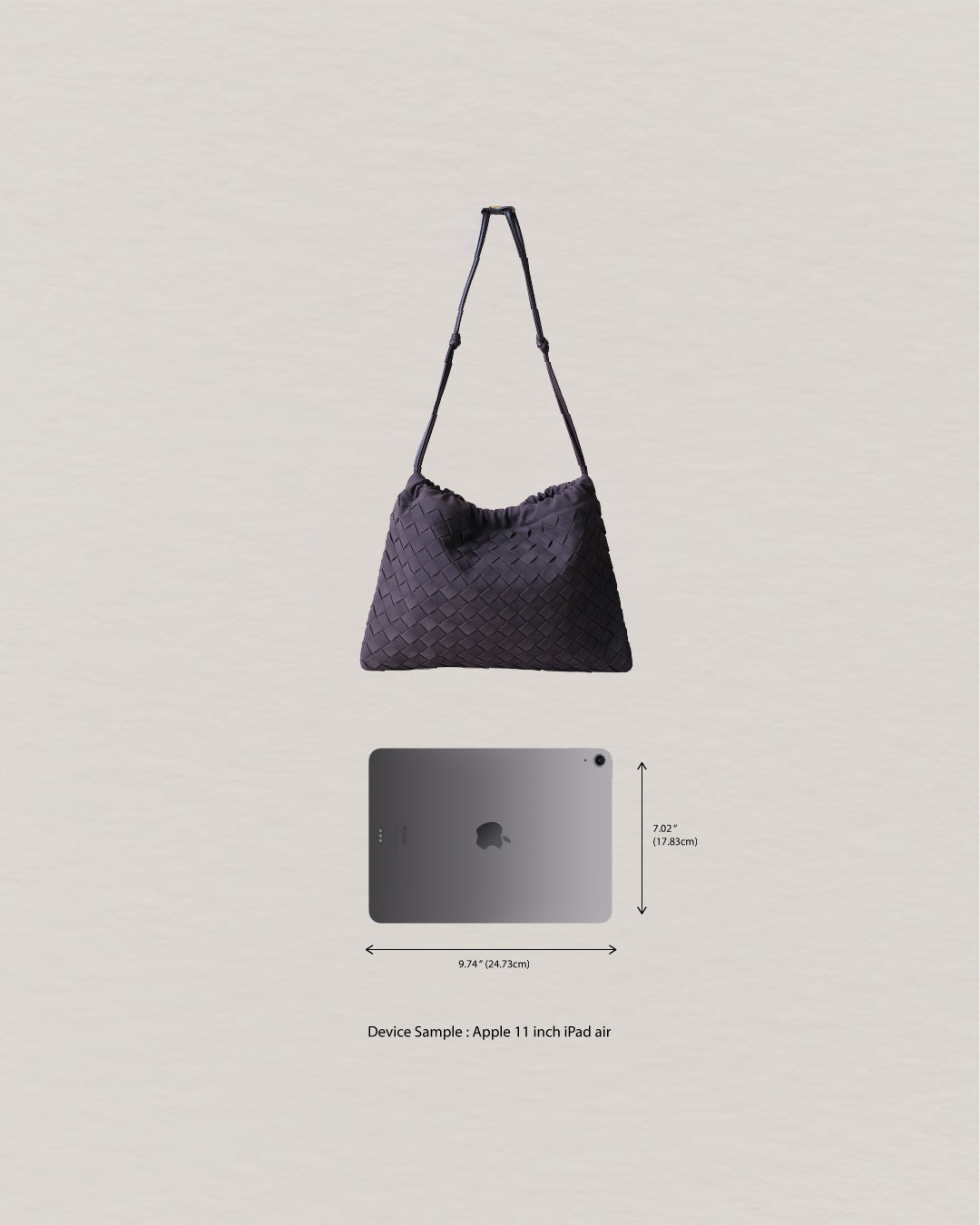Artisan Cloud Satchel - Dark Chocolate