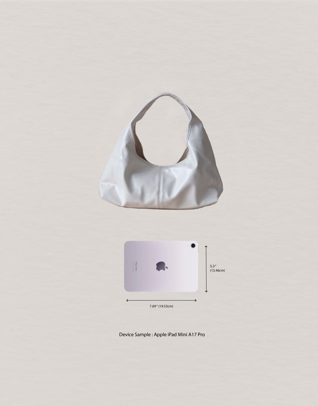 The Eloise Hobo - White