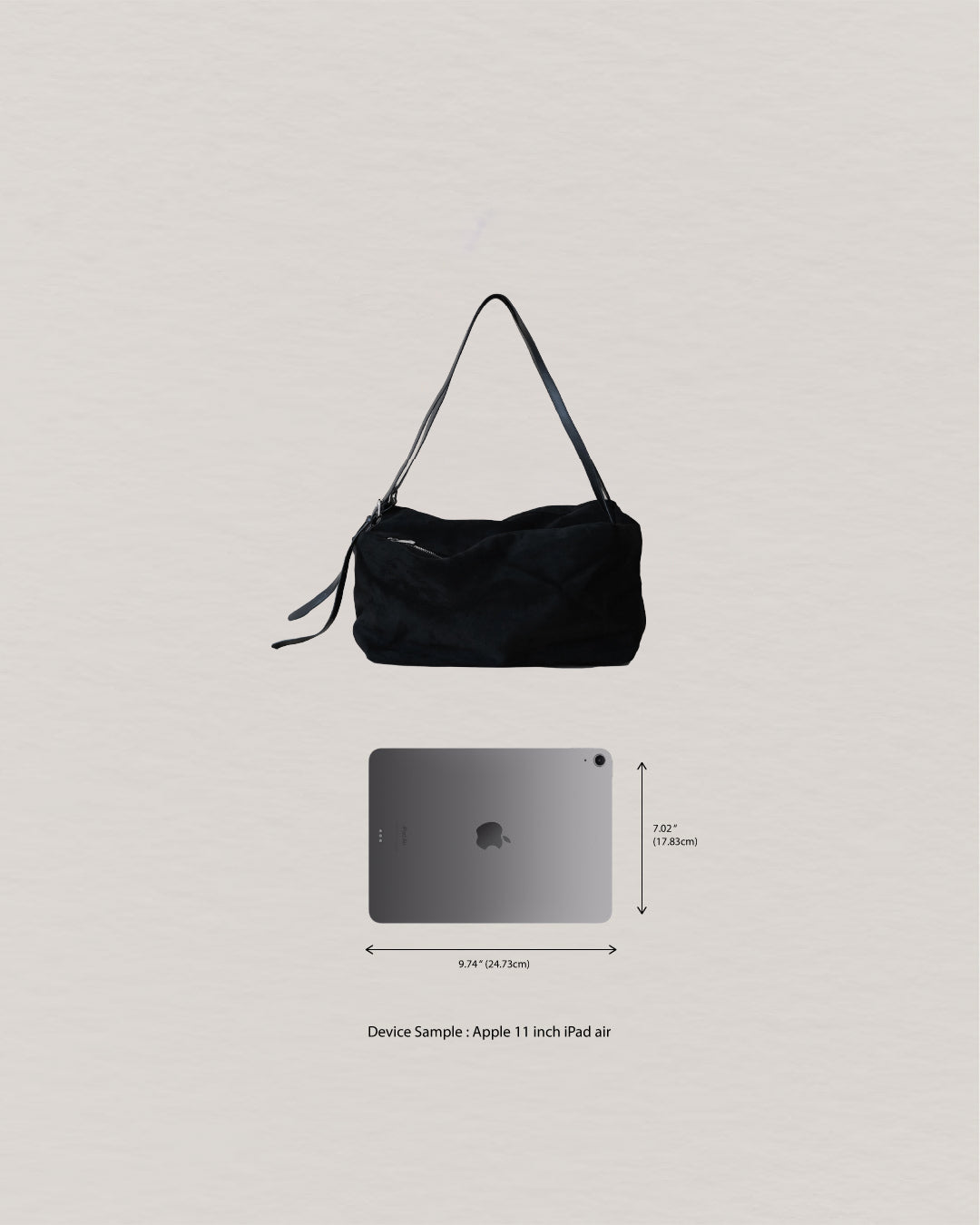 Urban Classic Suede Weekender - Classic Black