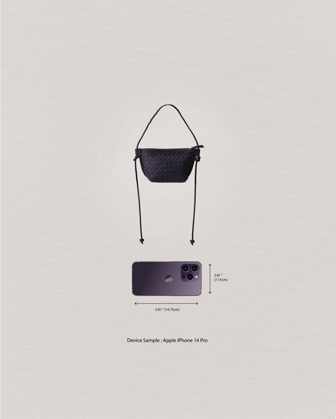 Mini Artisan Satchel - Dark Chocolate