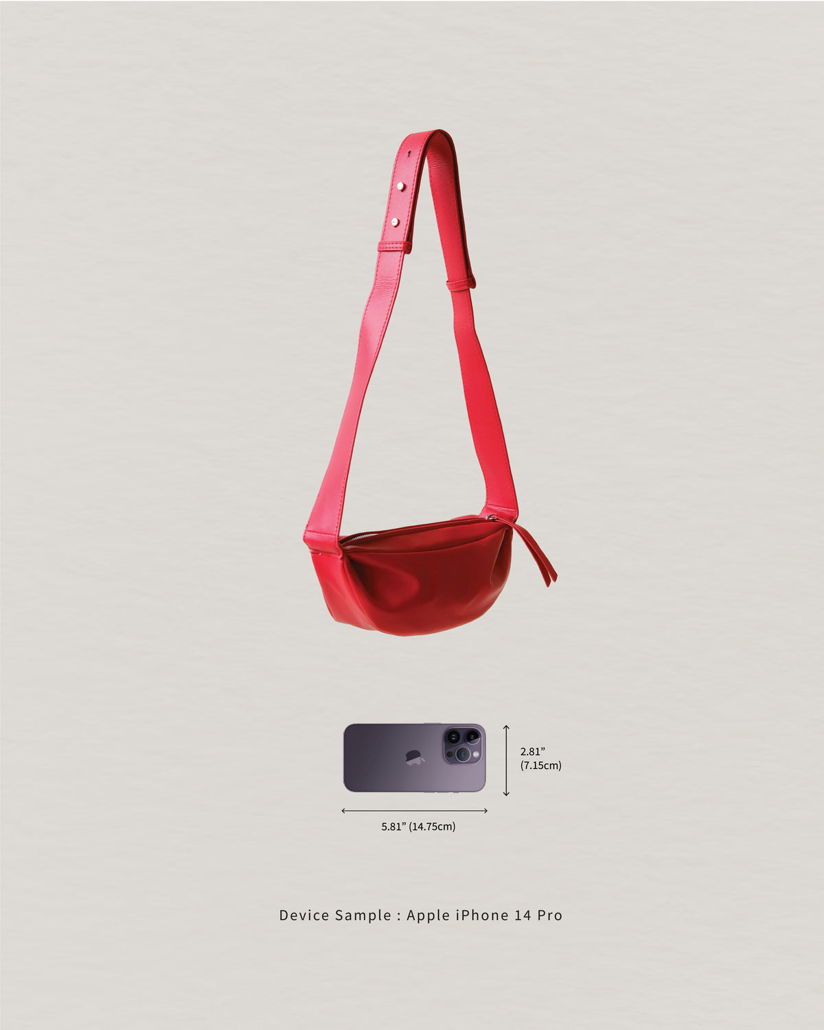 Mini Pillow Bag In Red