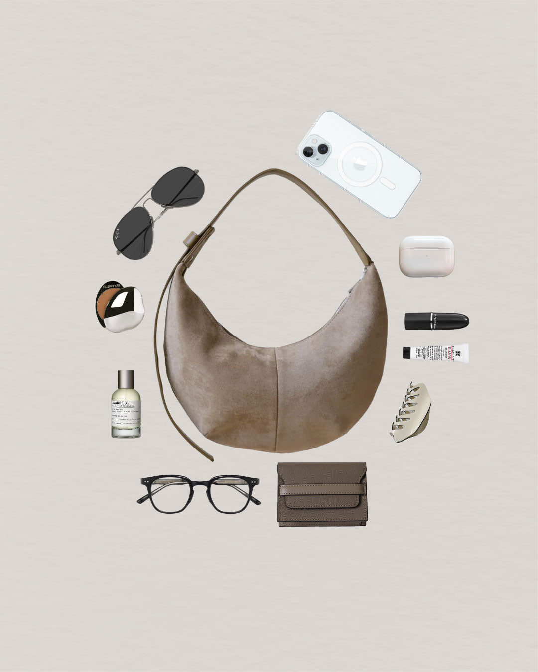 Portable Dumpling Crescent Bun In Almond