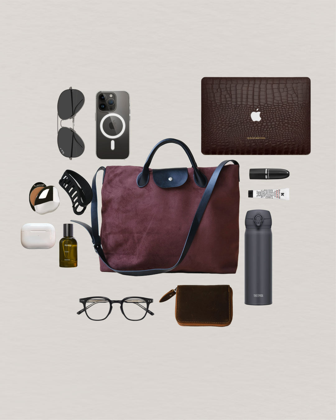 The Large Parisian Bag In Coffee