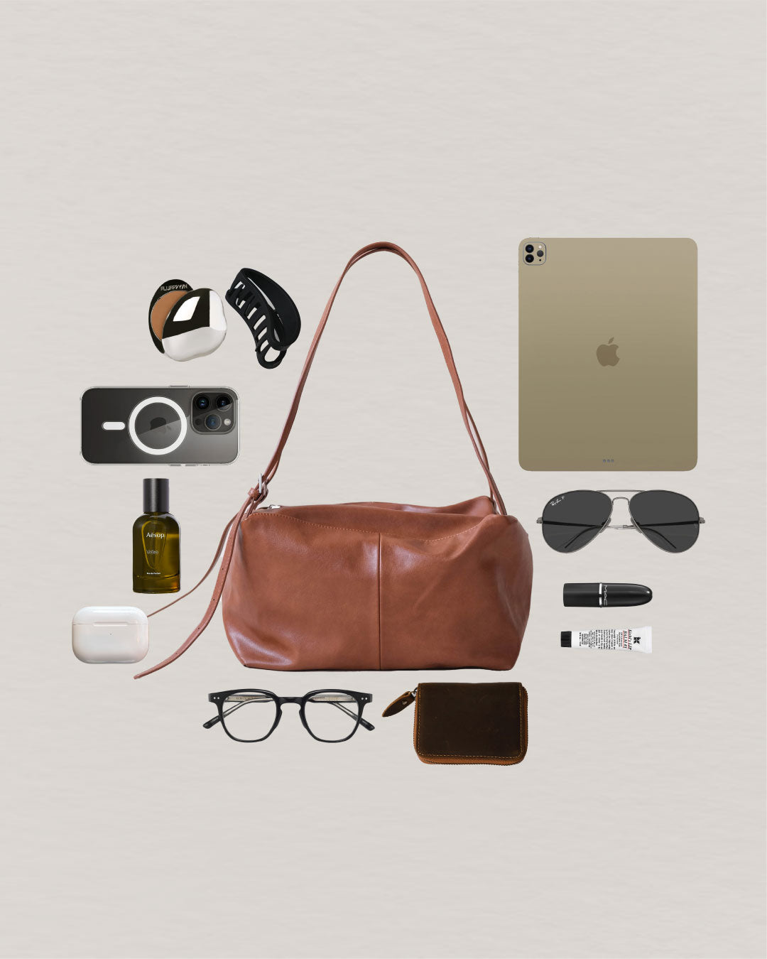 Adélie Carryall - Caramel Brown