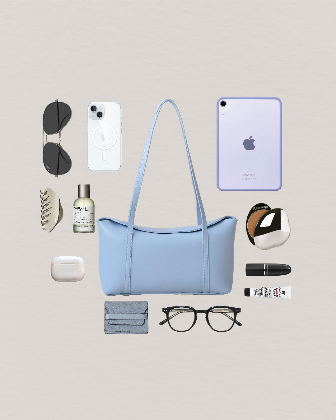 Épure Carry Tote - Baby Blue