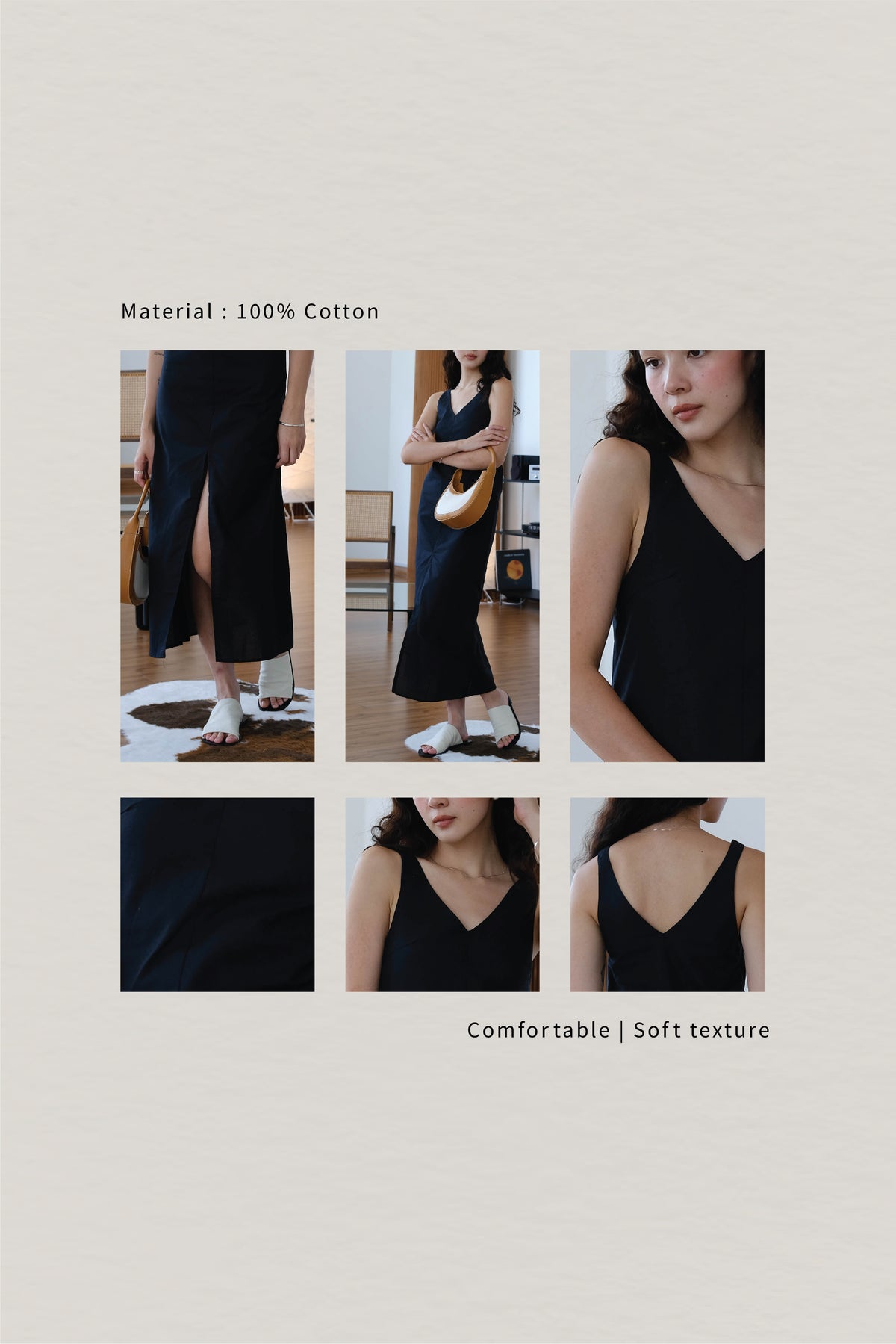 Casual Wide-leg Pants in Classic Black With Pocket