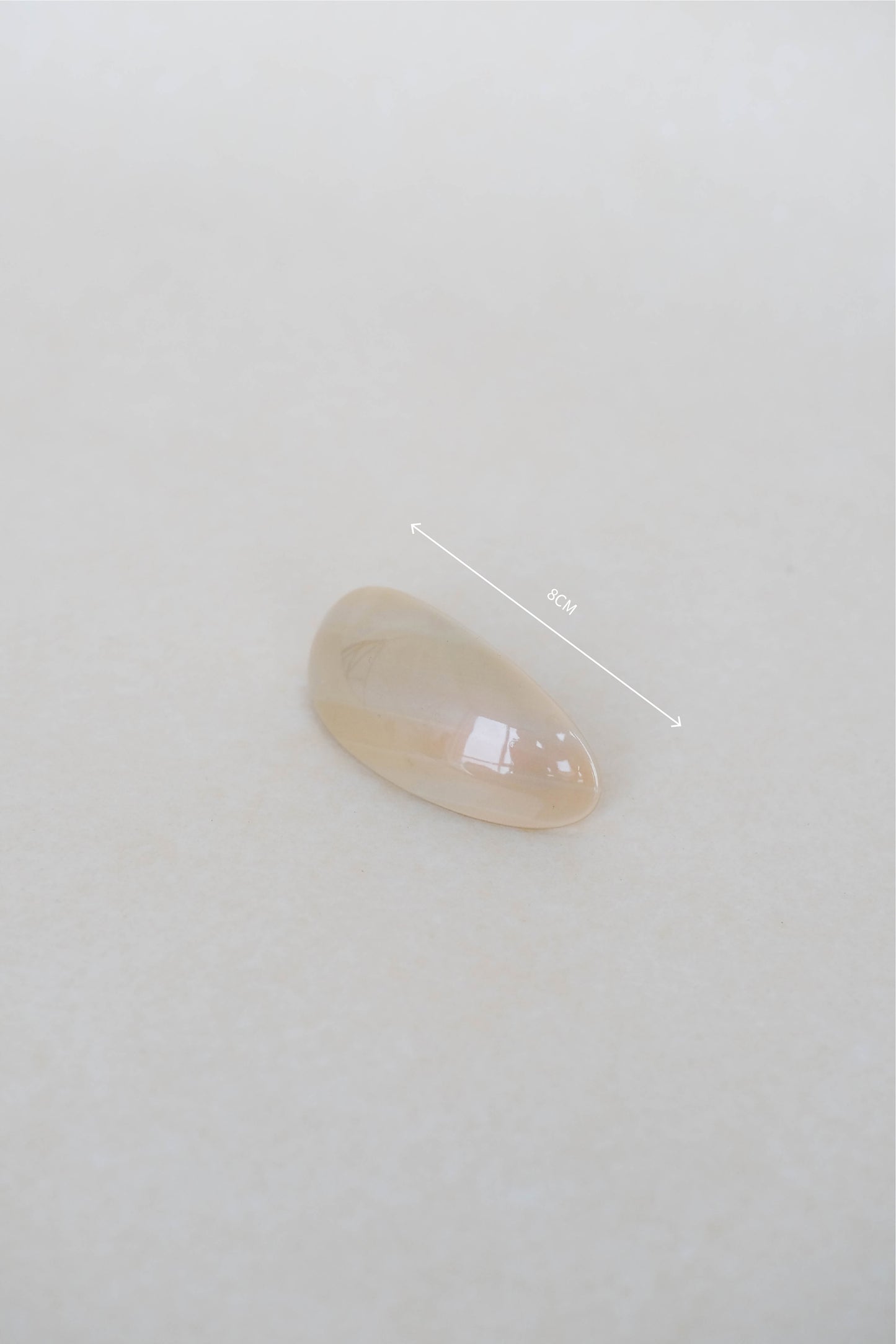 Light Apricot Half Tied Hair Clip-Oval Style