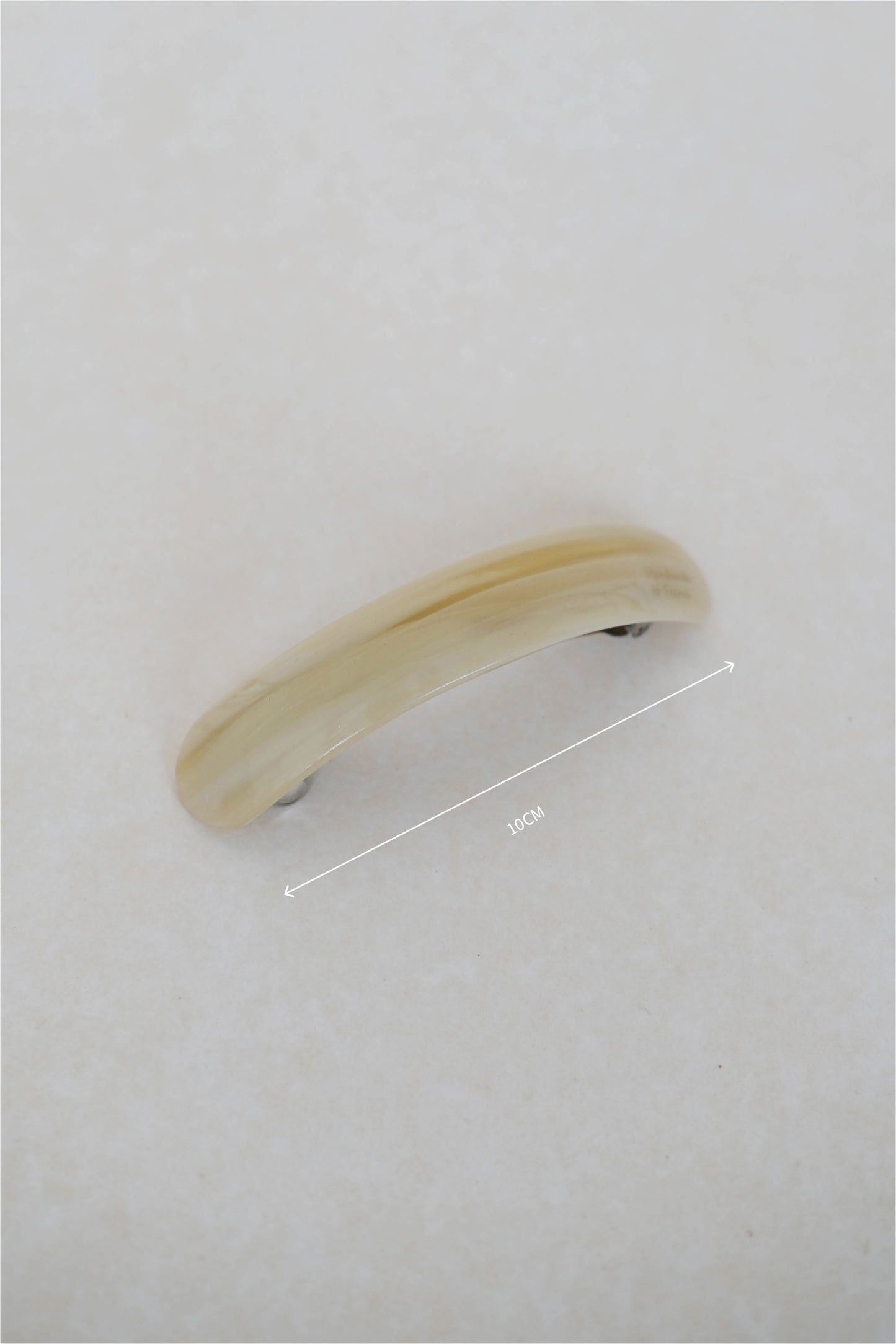 Light Apricot Half Tied Hair Clip-Wide