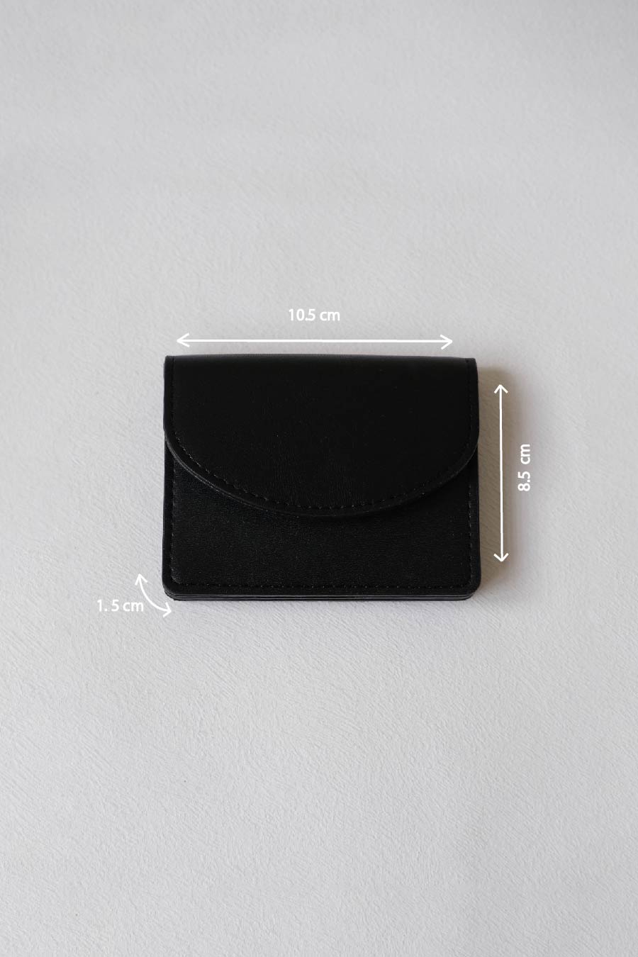 Coin Card Holder In Classic Black