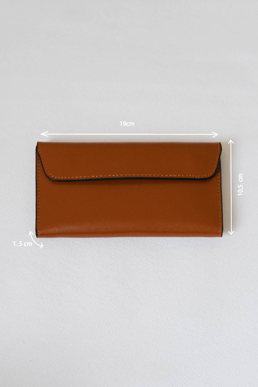 Parisian Luxe Wallet In Brown