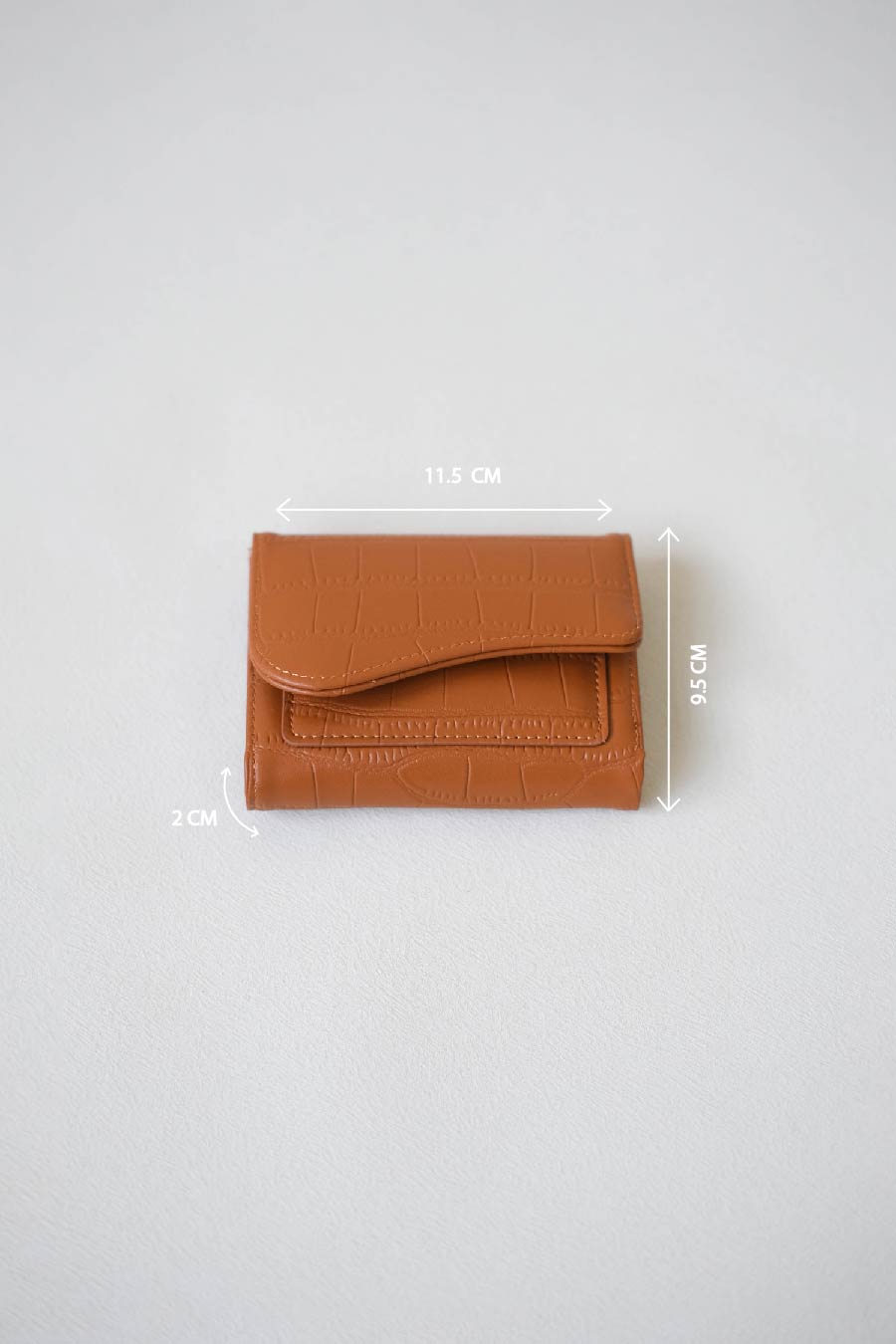 Croco Élégance - Chestnut