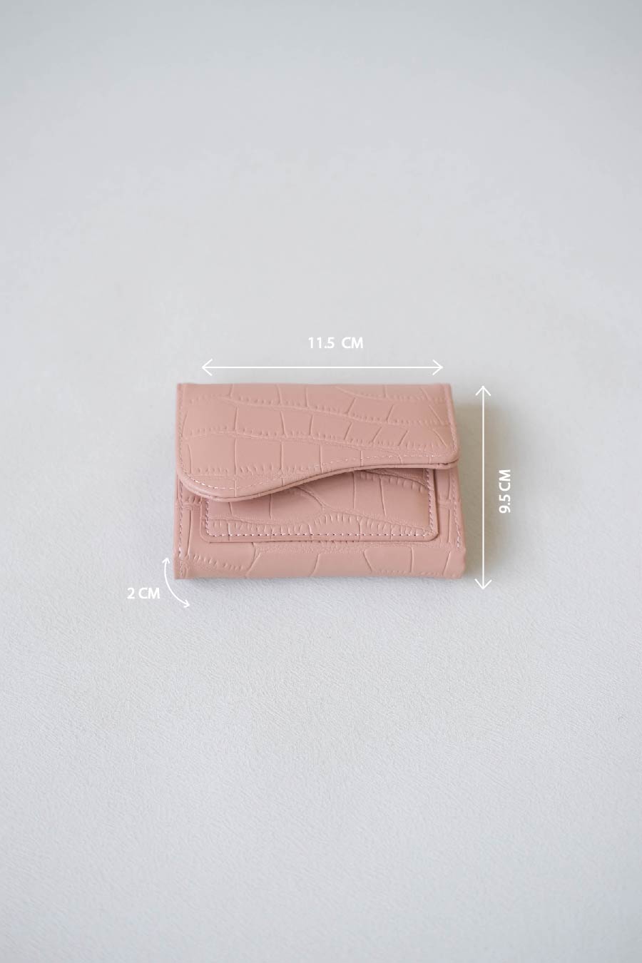 Croco Élégance - Macaroon Pink