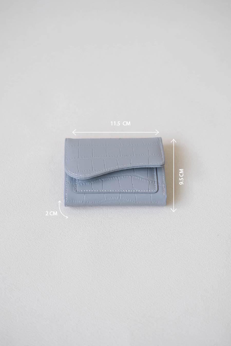 Croco Élégance - Baby Blue