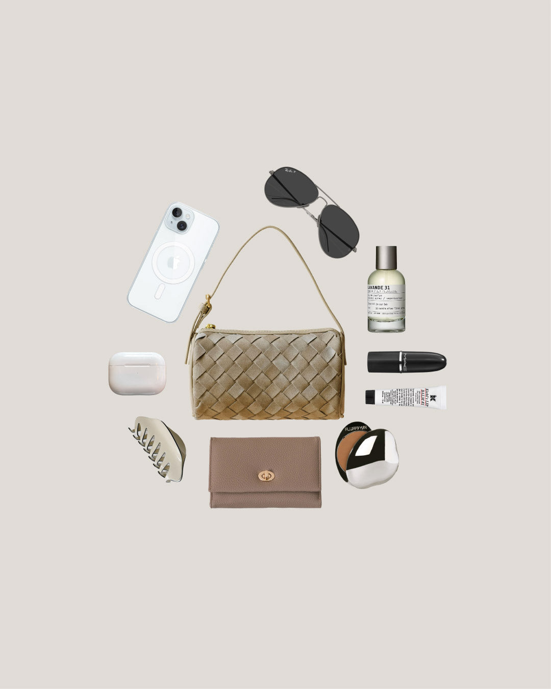 Mini Artisan Bag - Earthy Green