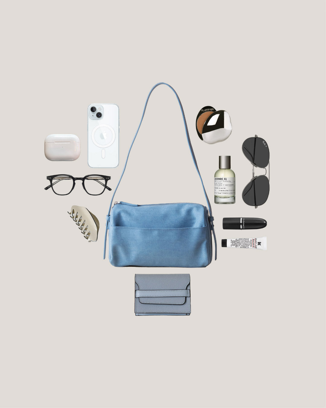 Denim Ease Bag - Light Blue