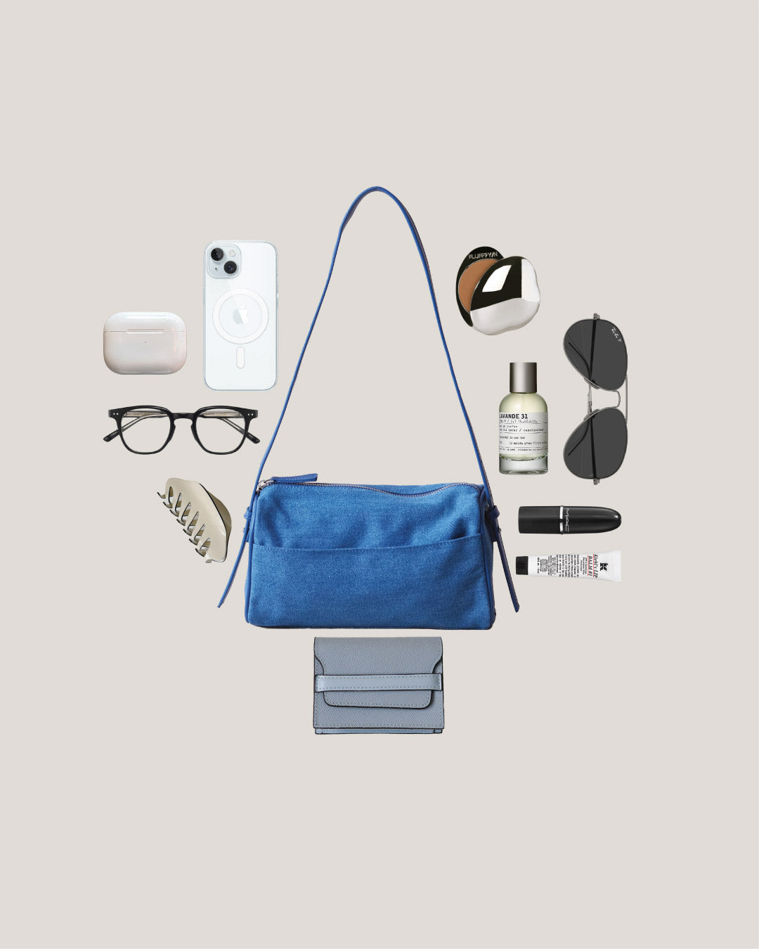 Denim Ease Bag - Dark Blue