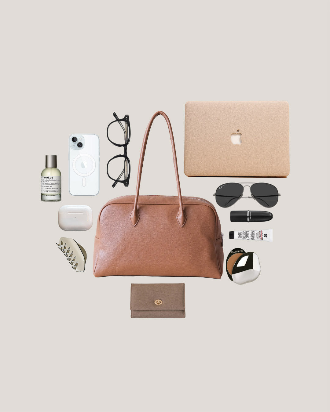 The Elira Tote - Chestnut