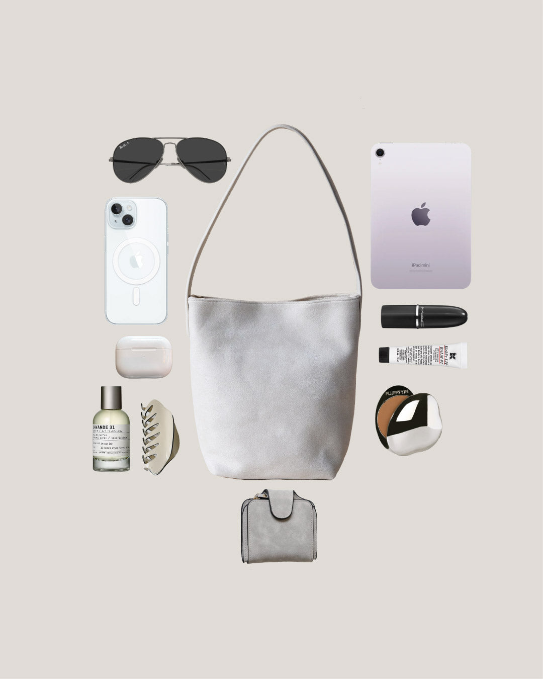 Bonbon Belle Bag - Almond White