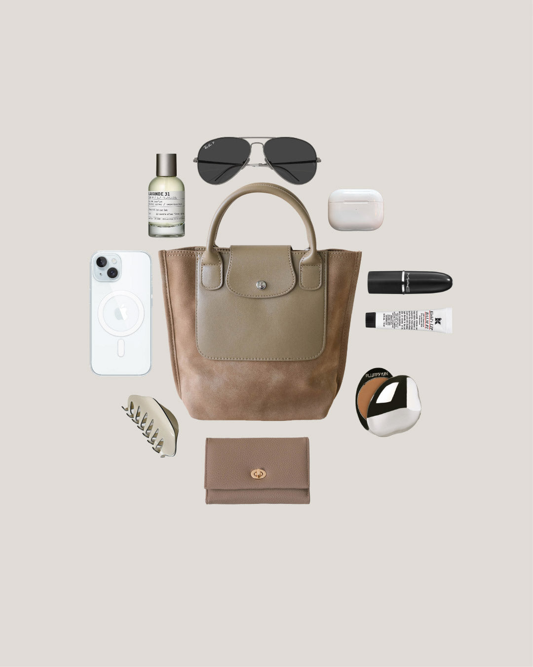 The Chérie Bucket Bag - Khaki