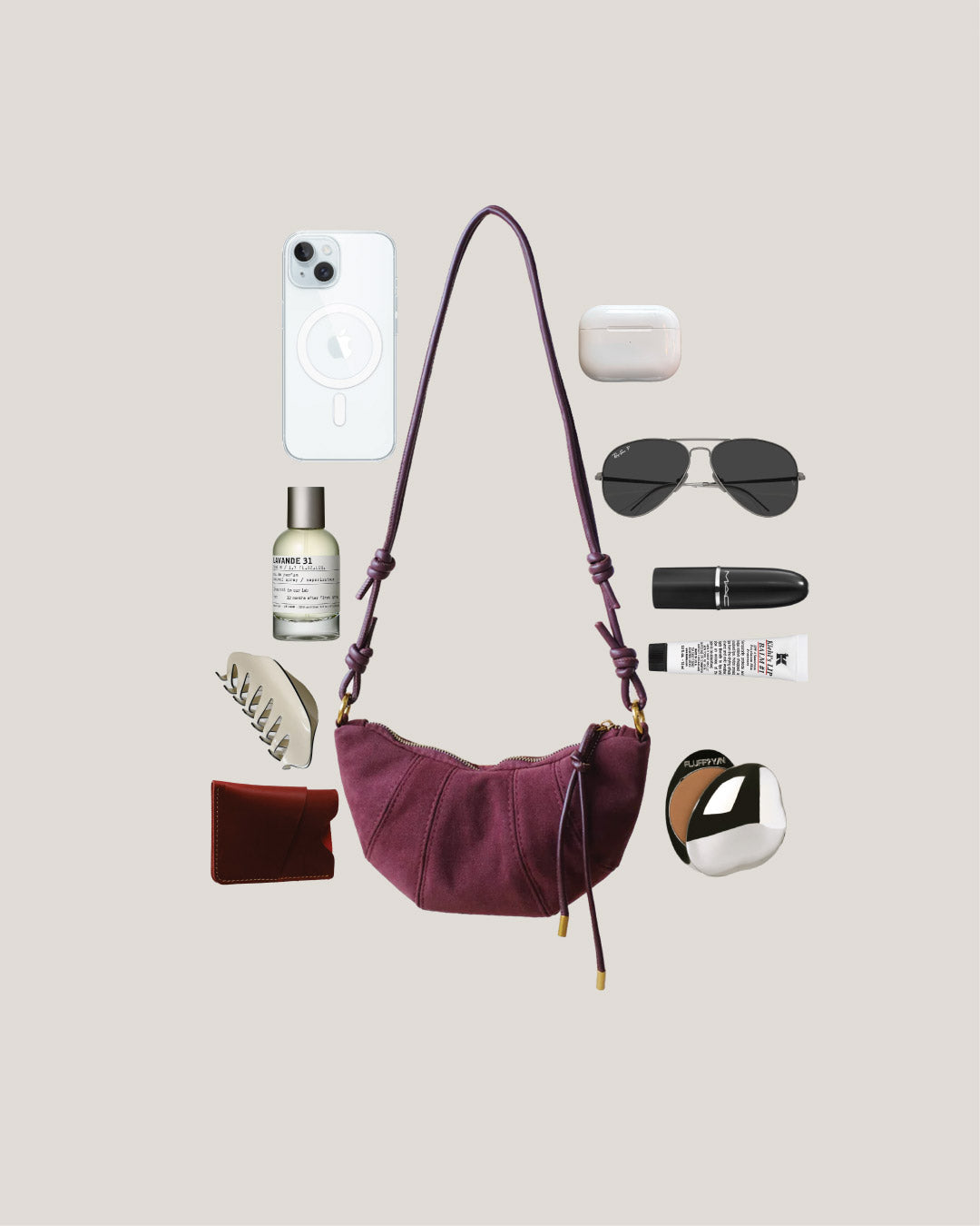 Matte Little Delight - Wine Red