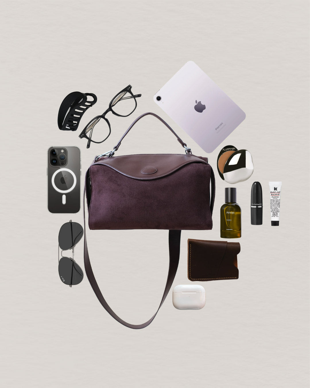 Auréne Soft Satchel - Coffee