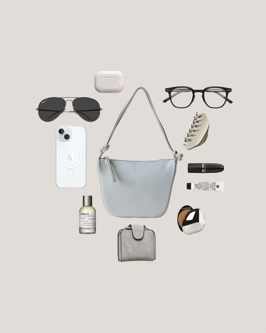 Luna Douce Bag - Cream White