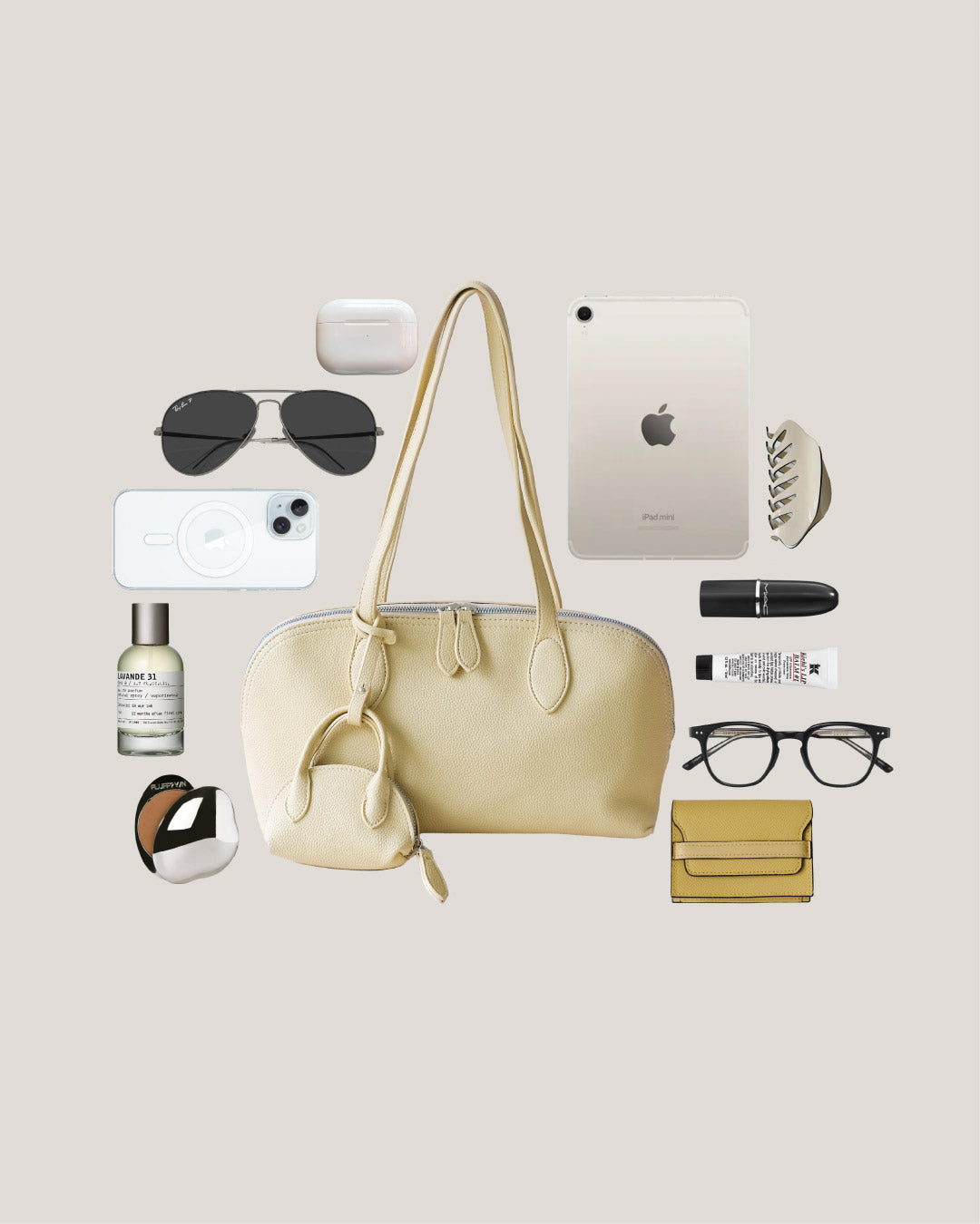 The Céleste Bag - Macaroon Yellow