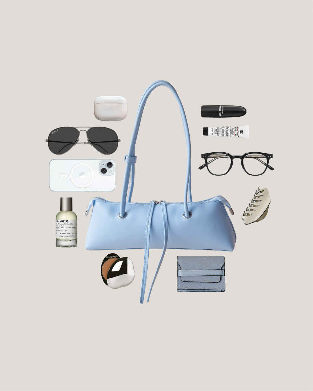 The Élise Baguette - Baby Blue