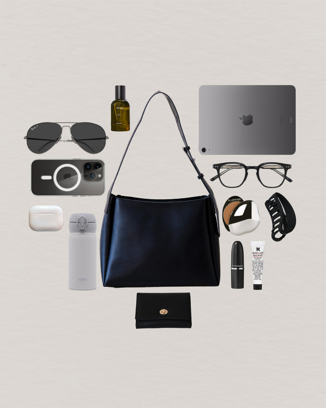 The Elara Tote - Classic Black