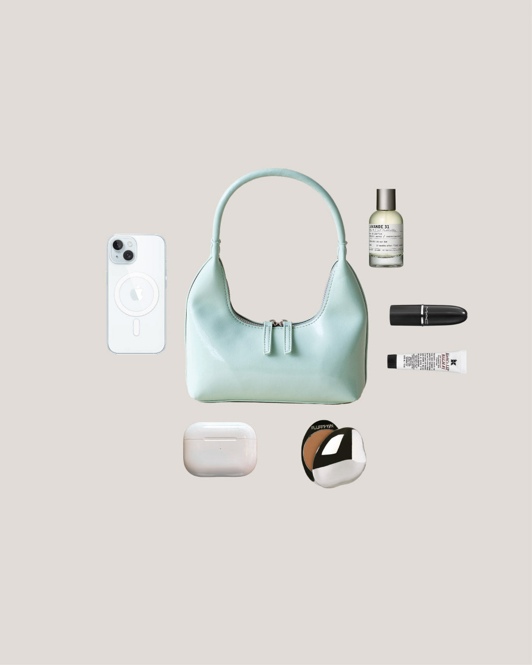 The Amélie Glaze Bag - Mint Green