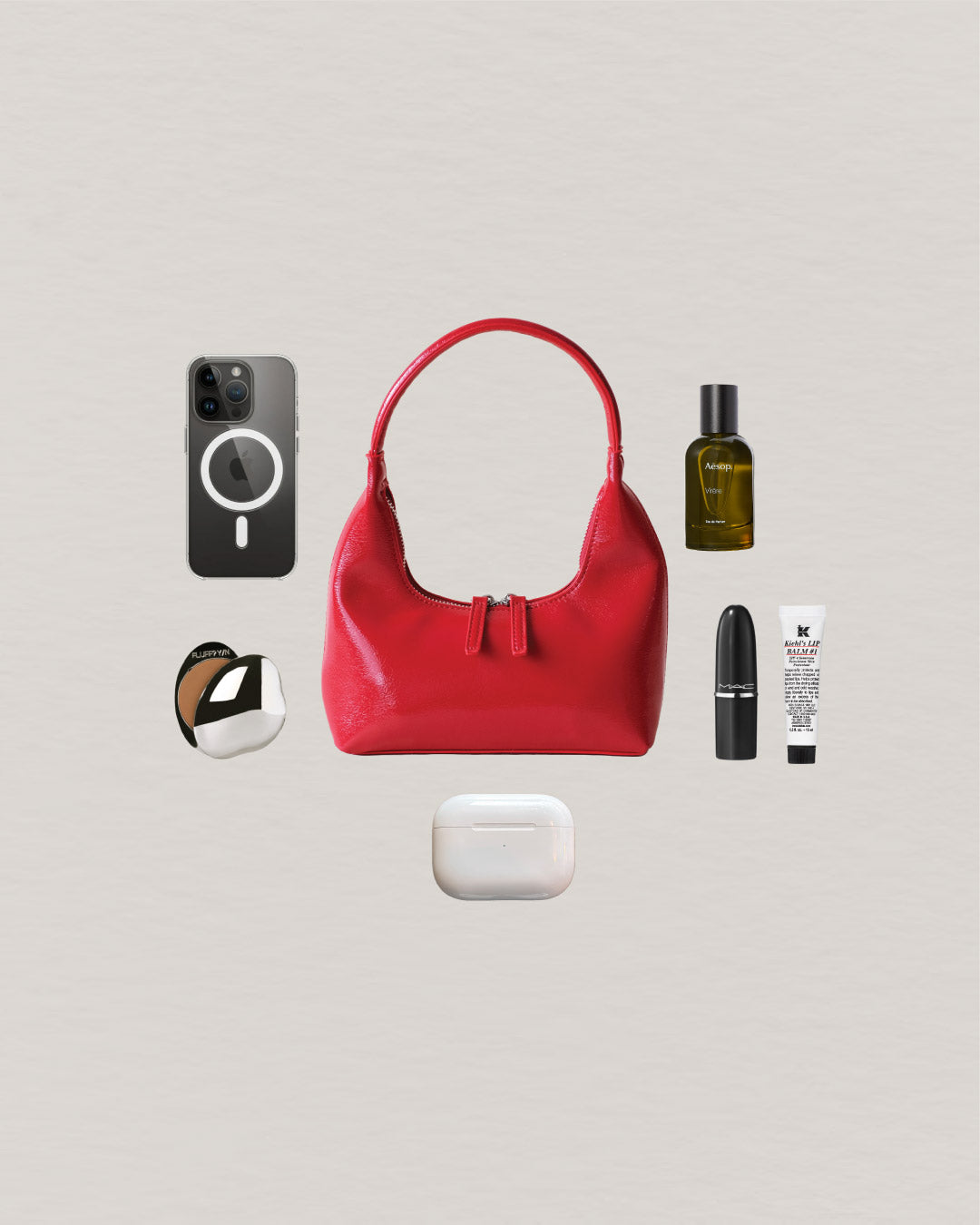 The Amélie Glaze Bag - Red