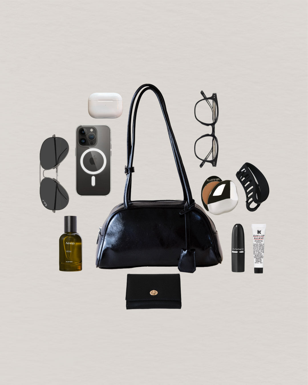 Valette Boston Bag - Classic Black