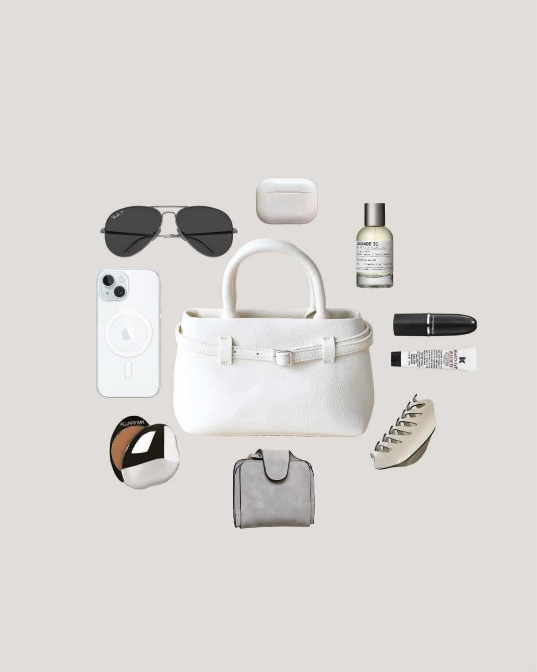 The Petite Bag - White