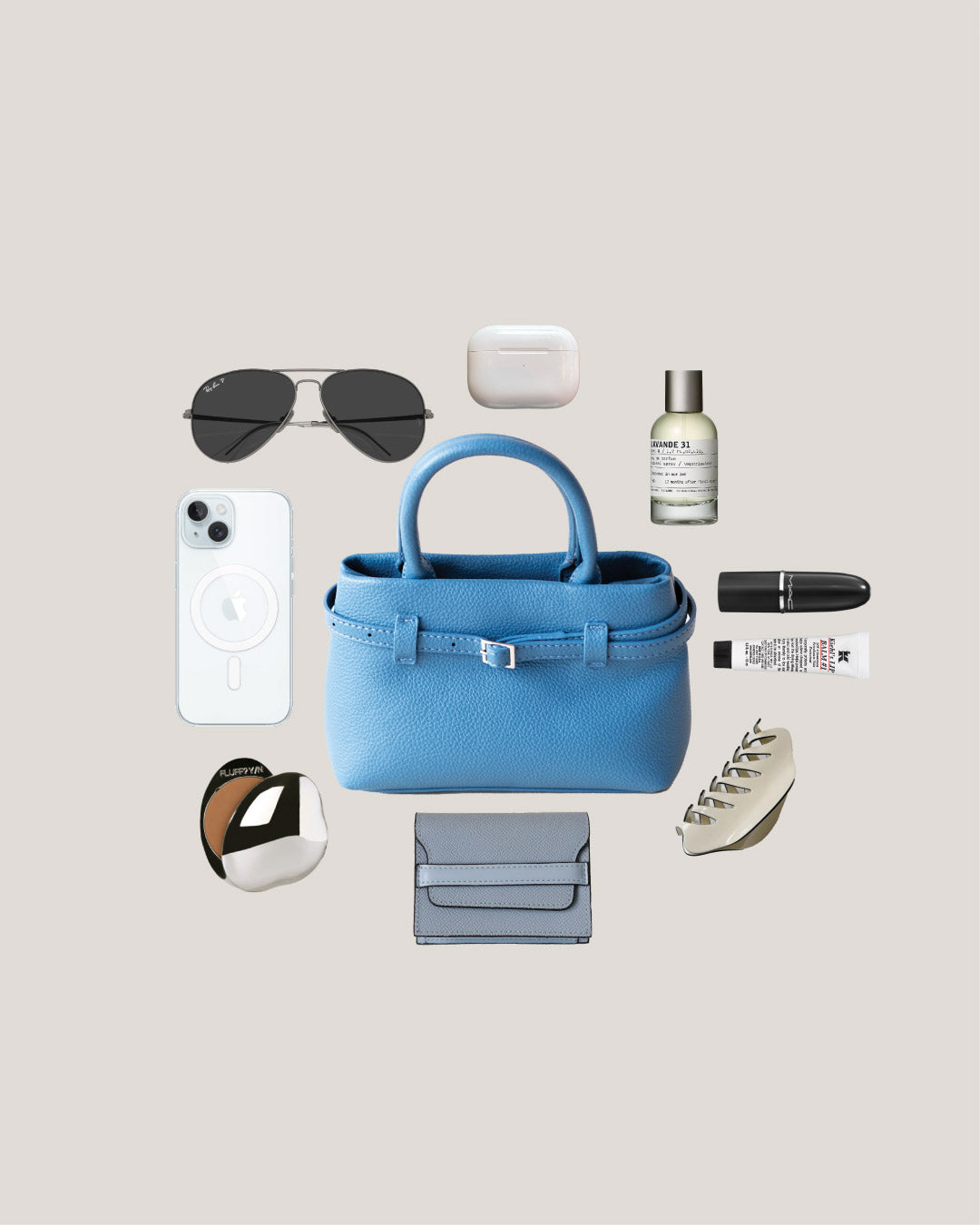 The Petite Bag - Blue