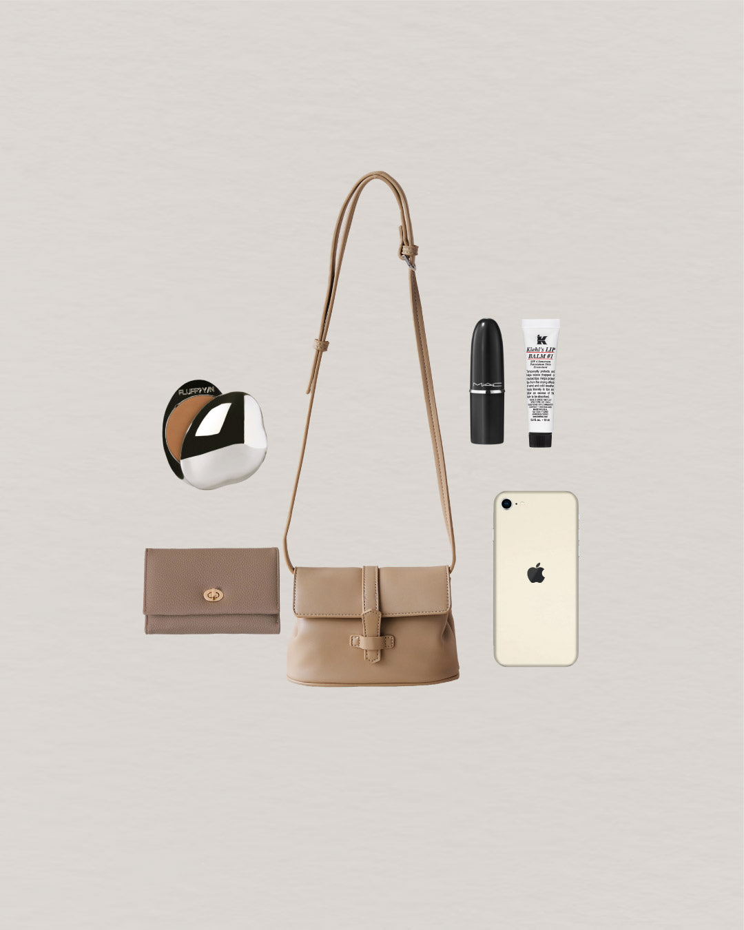 The Nari Box Bag - Almond