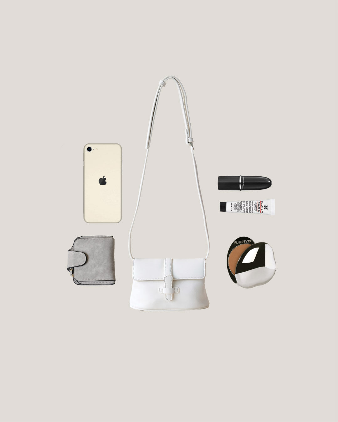 The Nari Box Bag - White