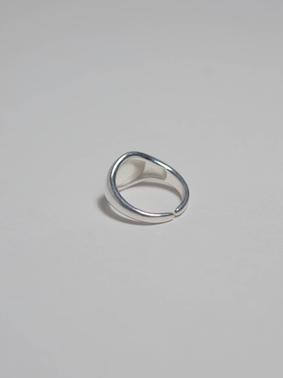 Geometric Circle Ring in Gold Vermeil
