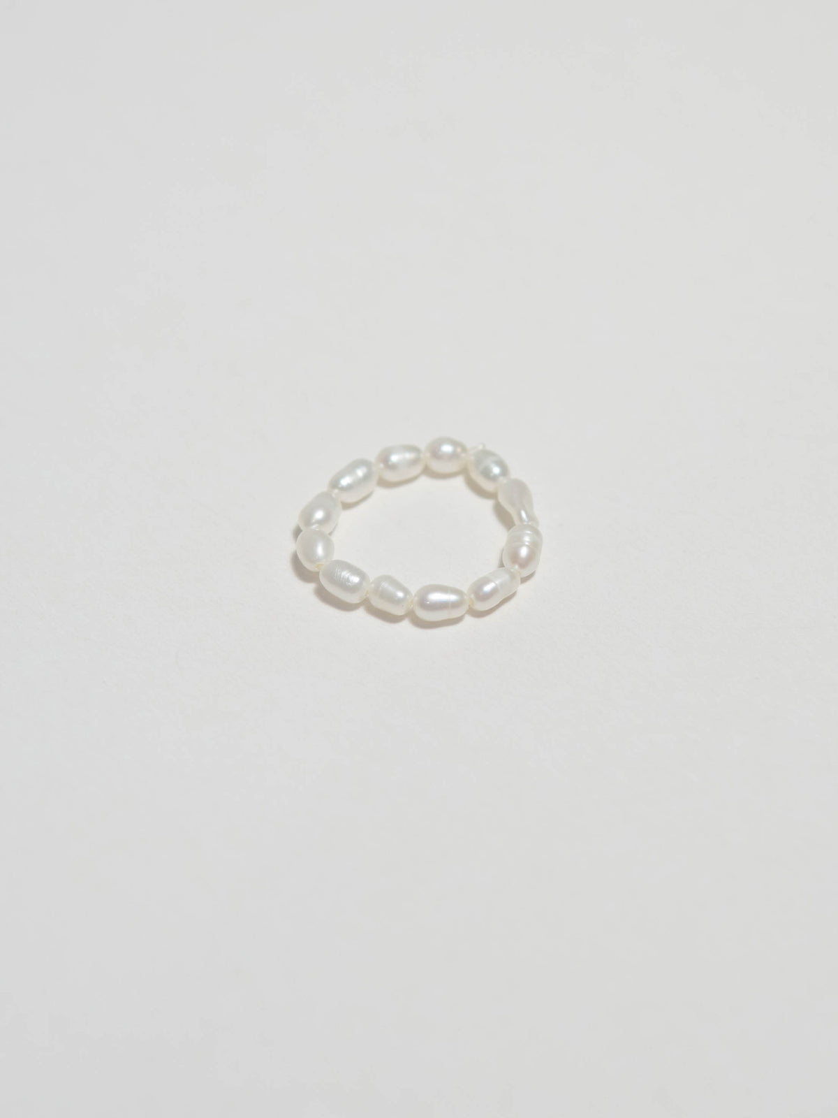 Ἀφροδίτη Baroque mini pearl ring(3mm)