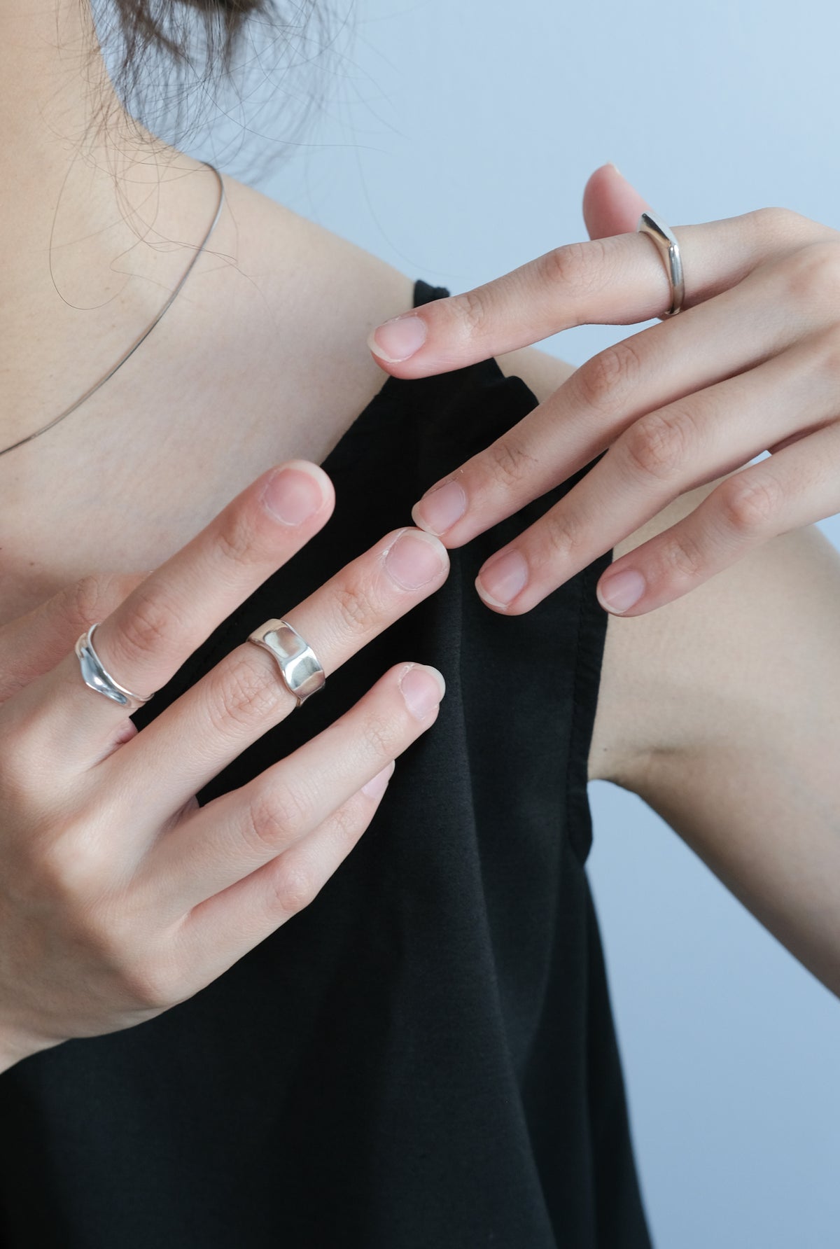 Irregular thin ring