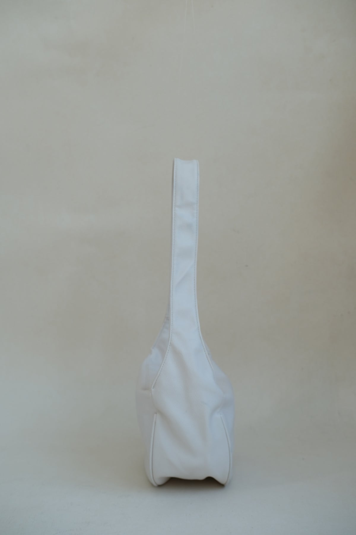 PU Shoulder handbag in cream white
